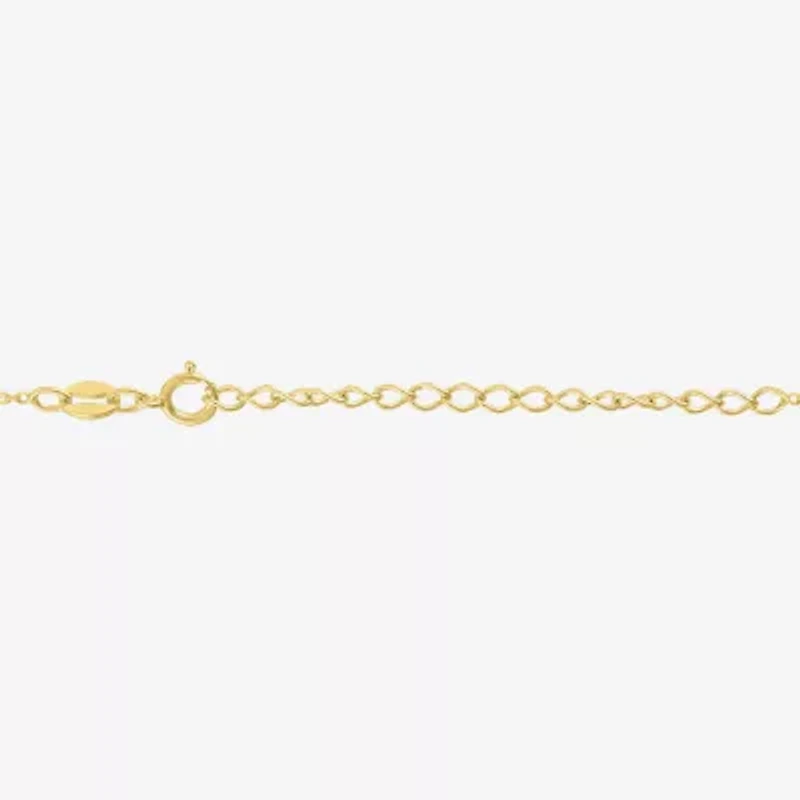Diamond Addiction North Star (I-J / Si2-I1) Womens 1/10 CT. T.W. Lab Grown White Diamond 14K Gold Over Silver Star 18 Inch Pendant Necklace