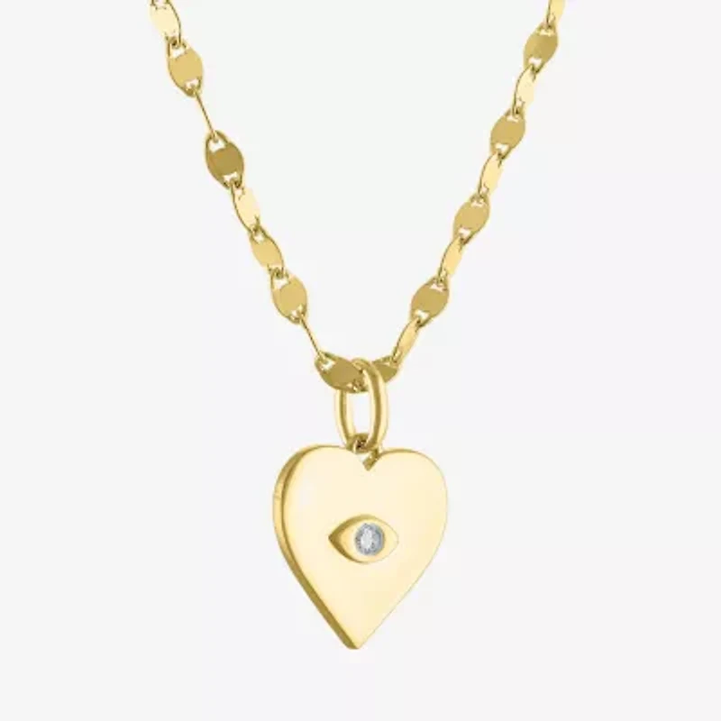Diamond Addiction (G-H / Si2-I1) Womens Accent Lab Grown White 14K Gold Over Silver Sterling 2-pc. Jewelry Set