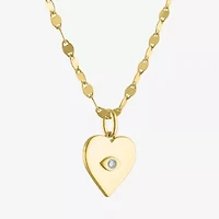 Diamond Addiction (G-H / Si2-I1) Womens Accent Lab Grown White 14K Gold Over Silver Sterling 2-pc. Jewelry Set