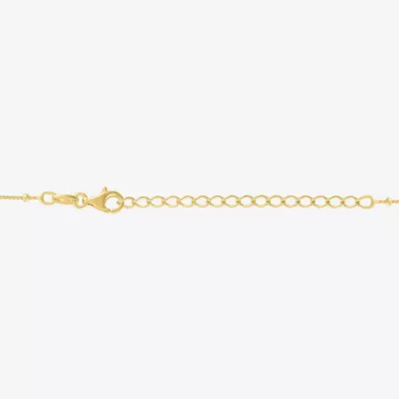 Diamond Addiction (G-H / Si2-I1) North Star Womens 1/4 CT. T.W. Lab Grown White Diamond 14K Gold Over Silver 18 Inch Pendant Necklace