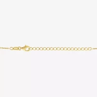 Diamond Addiction Womens 1/10 CT. T.W. Lab Created Blue Sapphire 14K Gold Over Silver Evil Eye 18 Inch Pendant Necklace