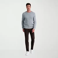 Haggar Corduroy Mens Straight Fit Flat Front Pant