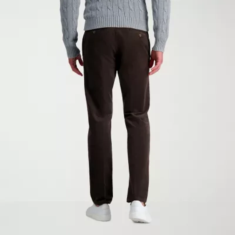 Haggar Corduroy Mens Straight Fit Flat Front Pant