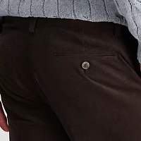 Haggar Corduroy Mens Straight Fit Flat Front Pant
