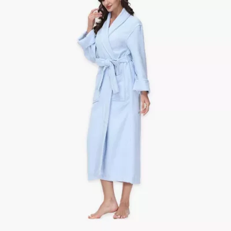 INK+IVY Womens Long Sleeve Length Robe