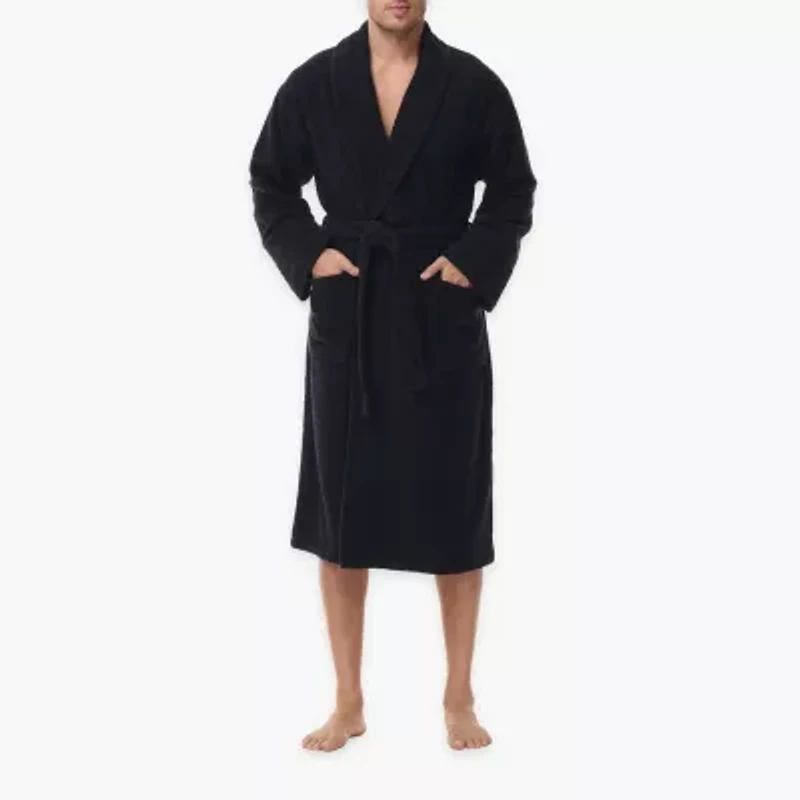 INK+IVY Mens Tall Long Sleeve Knee Length Robe