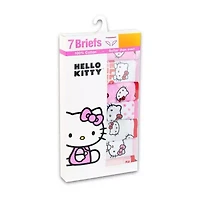 Little & Big Kid Girls Hello Kitty 7 Pack Hipster Panty Gup4557