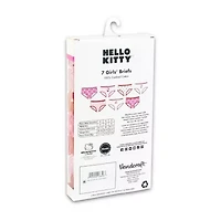 Little & Big Kid Girls Hello Kitty 7 Pack Hipster Panty Gup4557