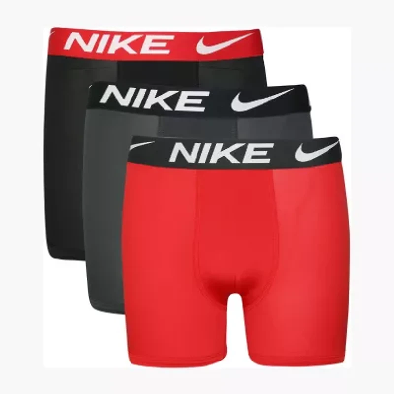 Nike Little & Big Kid Boys 3 Pack Boxer Briefs 9n0844-U10