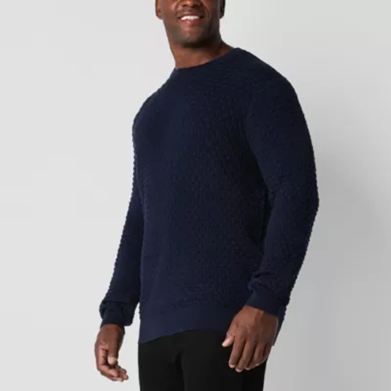 Shaquille O'Neal XLG Big and Tall Mens Long Sleeve Pullover Sweater