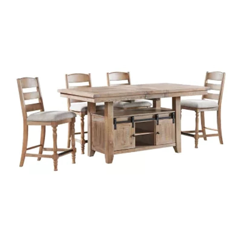 Tyler Dining Collection 5-Piece Counter Height Dining Set