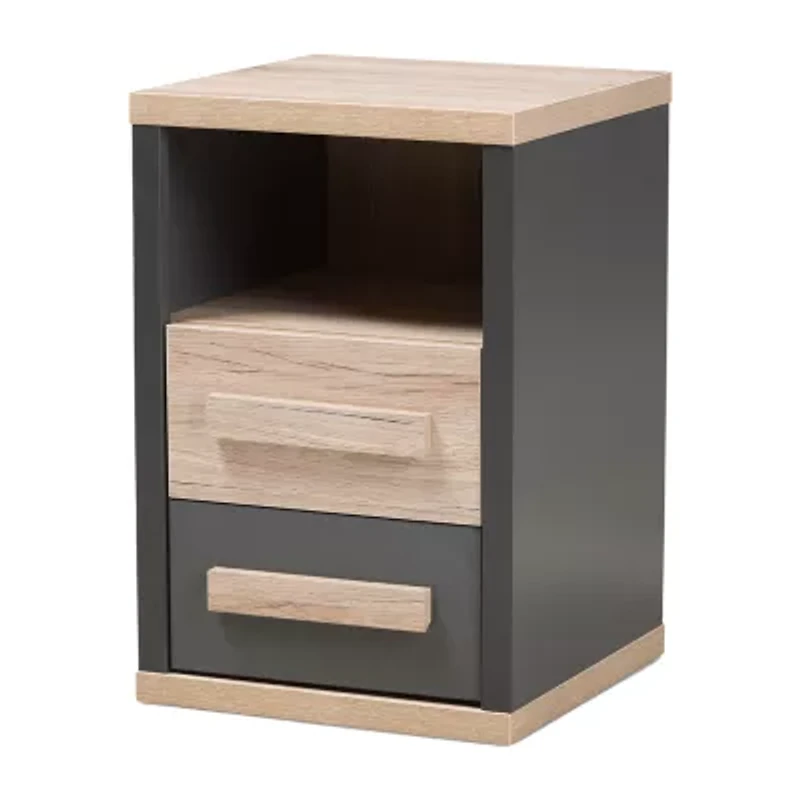 Pandora Bedroom Collection 2-Drawer Nightstand