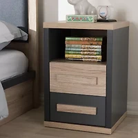 Pandora Bedroom Collection 2-Drawer Nightstand