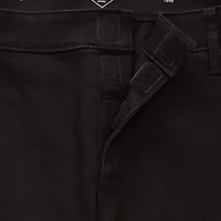 St. John's Bay Plus Secretly Slender Adaptive Womens Mid Rise Straight Leg Hidden Access Opening Jean