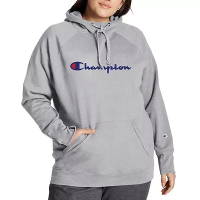 Champion Womens Long Sleeve Fleece Active Plus Hoodie
