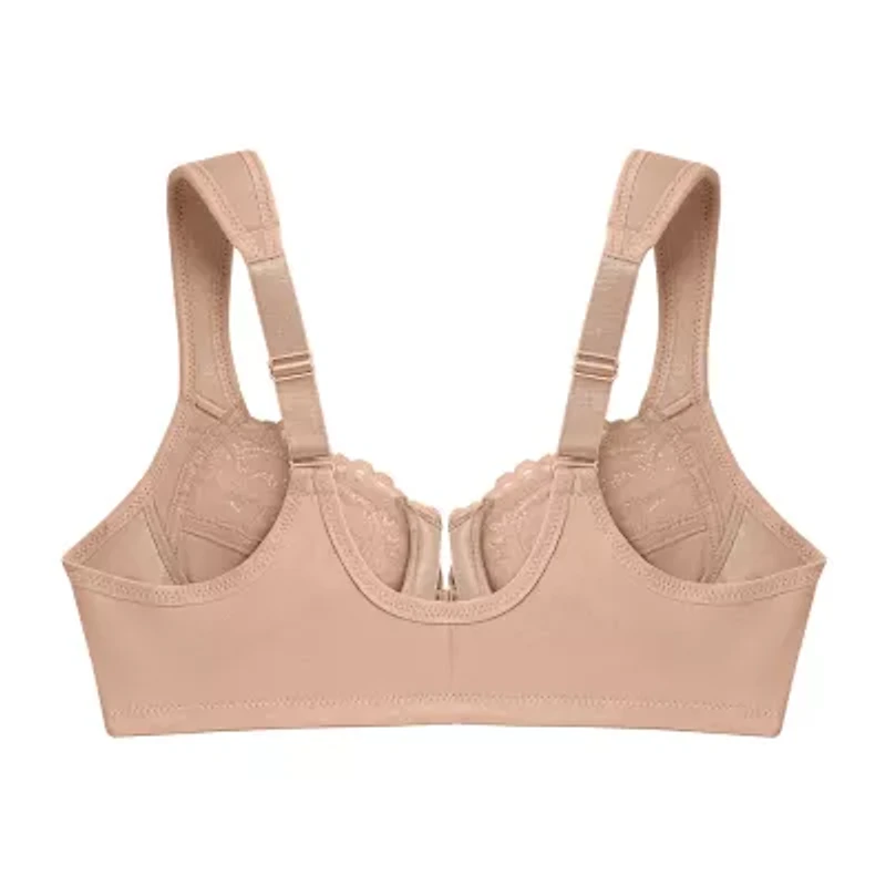 Glamorise Elegance Wonderwire® Front-Close Underwire Unlined Full Coverage Bra 1245