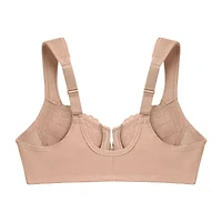 Glamorise Elegance Wonderwire® Front-Close Underwire Unlined Full Coverage Bra 1245