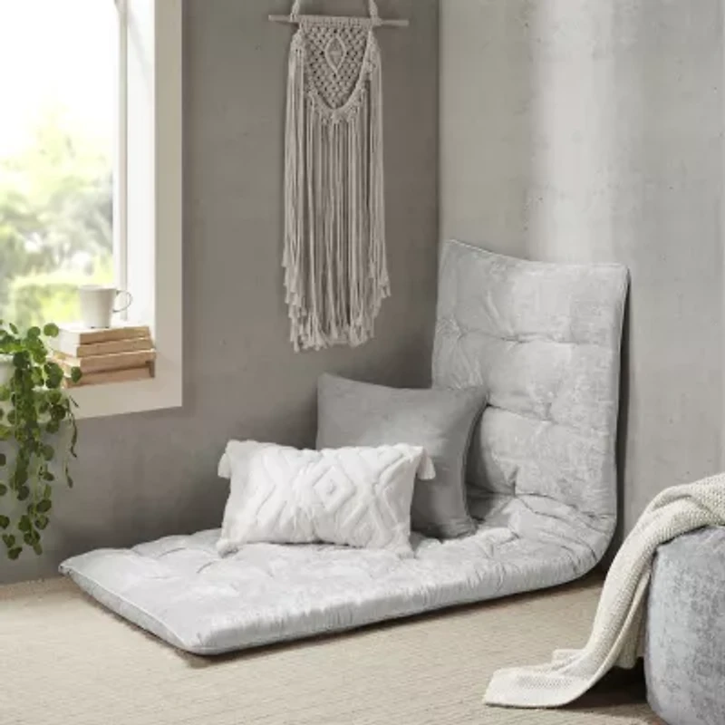 Intelligent Design Arwen Poly Chenille Lounge Floor Pillow Cushion