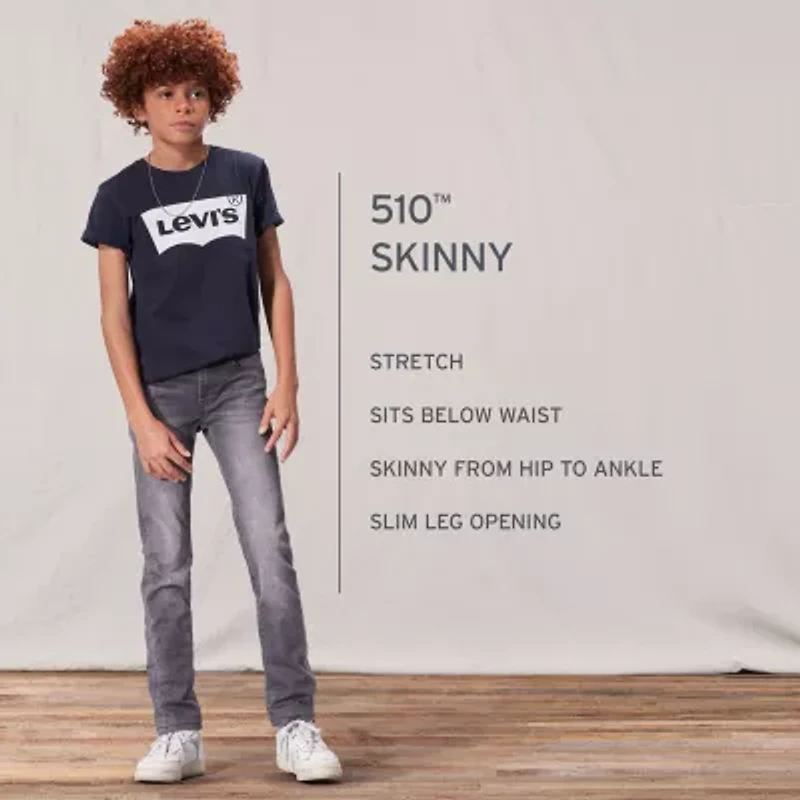 Levi's® Big Kid Boys Adjustable Waist Stretch Fabric 510™ Skinny Fit Denim Jean