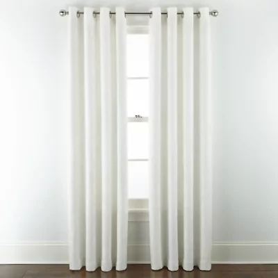 Linden Street Gwen Leaf Grommet Top Light-Filtering Single Curtain Panel
