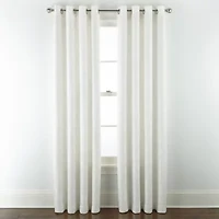 Linden Street Gwen Leaf Grommet Top Light-Filtering Single Curtain Panel