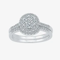 Womens / CT.T.W. Natural Diamond 10K White Gold Bridal Set