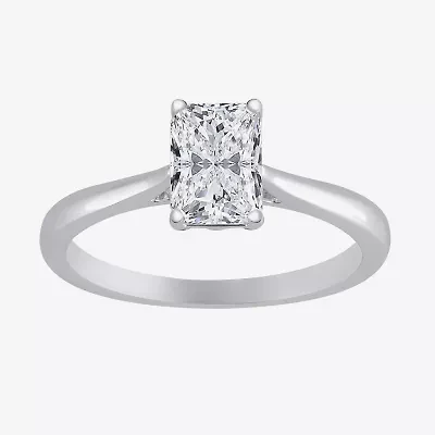 1 CT. Lab-Grown (G / VS2)  Diamond Radiant-cut Solitaire Engagement Ring 10K Gold