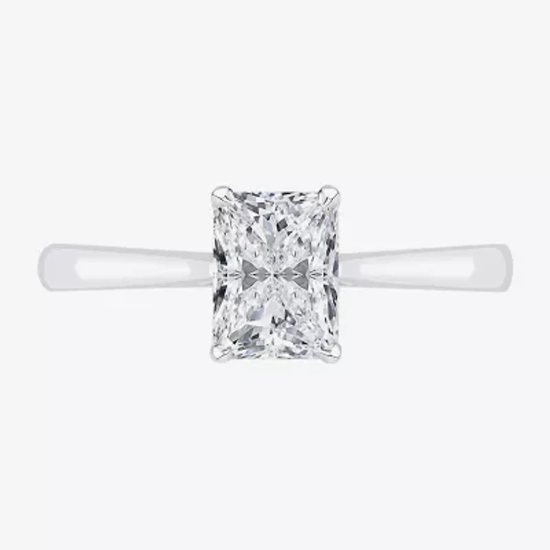 1 CT. Lab-Grown (G / VS2)  Diamond Radiant-cut Solitaire Engagement Ring 10K Gold