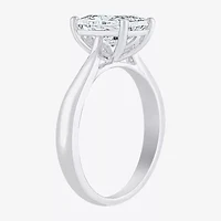 (G / VS2) Womens 2 CT. Lab-Grown White Diamond 14K Gold Radiant-cut Solitaire Engagement Ring