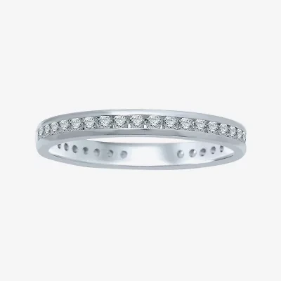 1/2 CT.T.W. Natural Diamond 14K White Gold Eternity Band