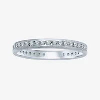1/2 CT.T.W. Natural Diamond 14K White Gold Eternity Band