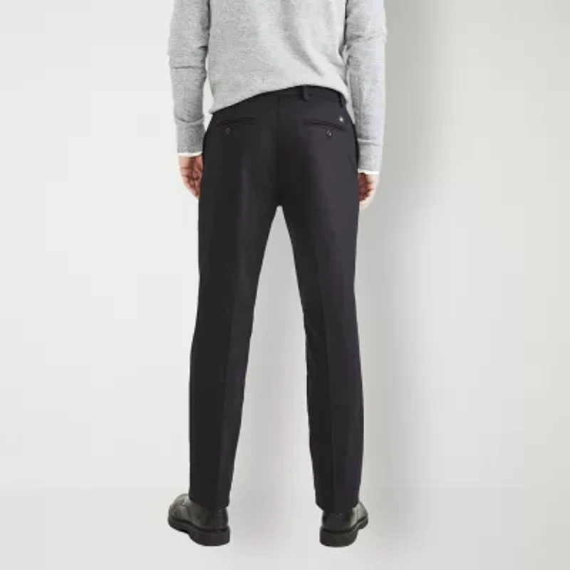 Dockers Signature Iron Free Khaki With Stain Defender Mens Comfort Waistband Classic Fit Flat Front Pant