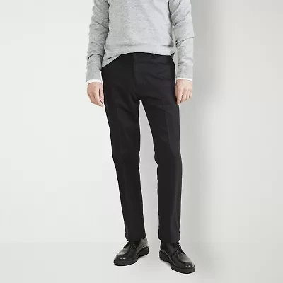 Dockers Signature Iron Free Khaki With Stain Defender Mens Comfort Waistband Classic Fit Flat Front Pant