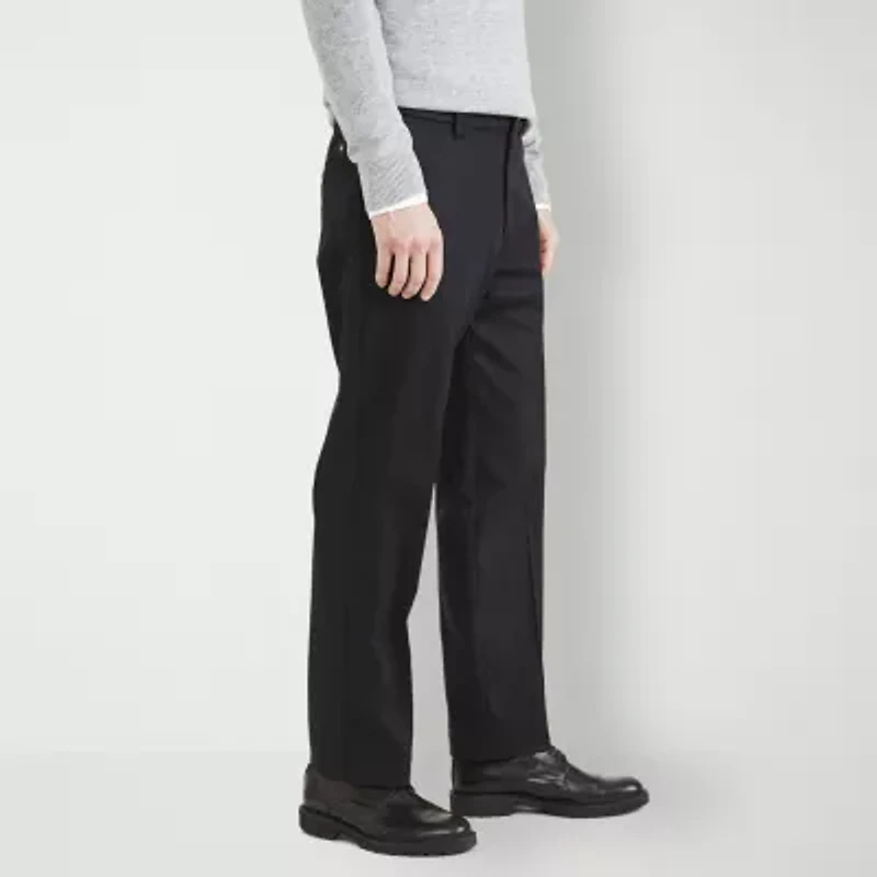 Dockers Signature Iron Free Khaki With Stain Defender Mens Comfort Waistband Classic Fit Flat Front Pant