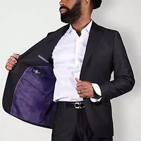 Steve Harvey Shantung Mens Classic Fit Suit Jacket