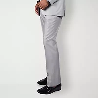 Steve Harvey Shantung Mens Classic Fit Pleated Front Suit Pant