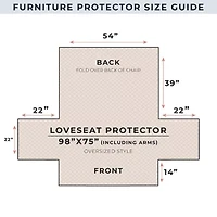 Linery Medallion Loveseat Protector