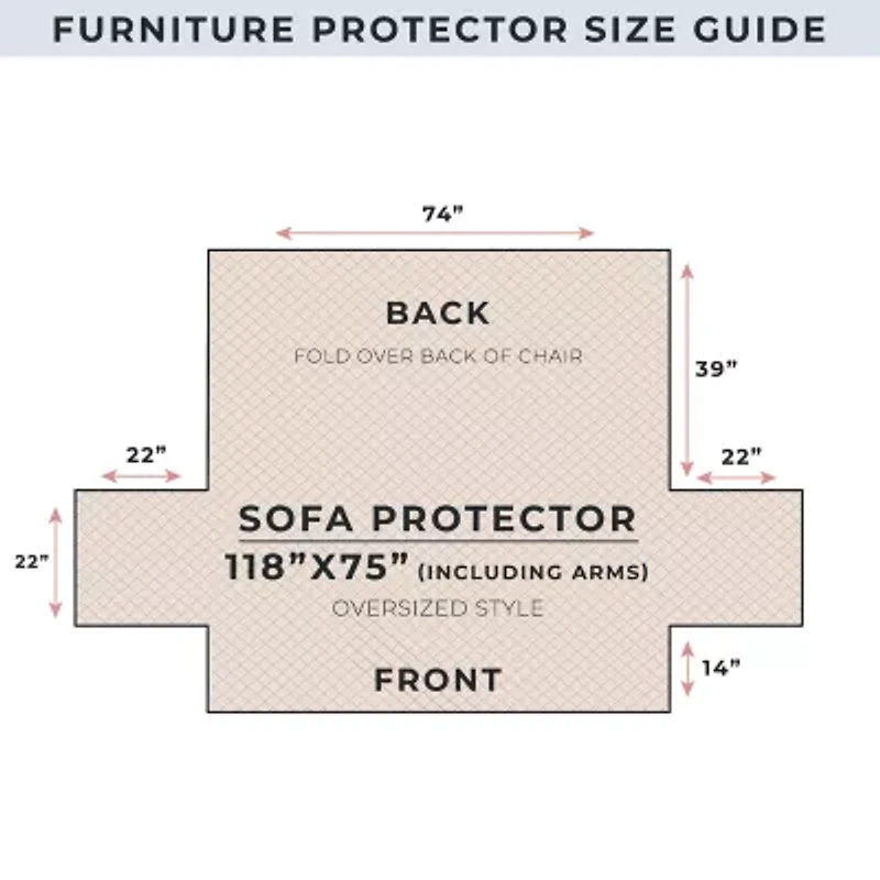 Linery Floral Sofa Protector