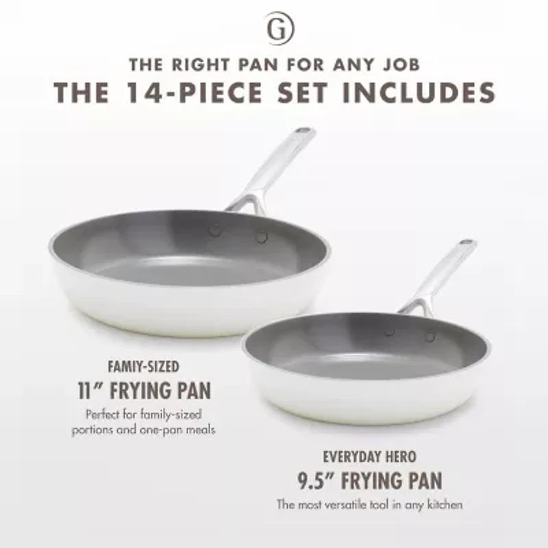 GreenPan GP5 Cearmic Non-Stick 2-pc. Frypan Set