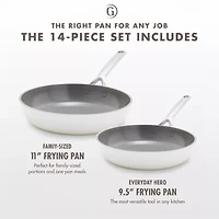 GreenPan GP5 Cearmic Non-Stick 2-pc. Frypan Set