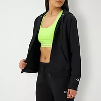 Champion Powerblend Womens Long Sleeve Zipper Active Hoodie