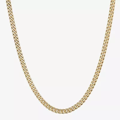 Made in Italy Unisex Adult 14K Gold 22 Inch Curb Chain Necklace