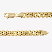 Made in Italy Unisex Adult 14K Gold Inch Curb Chain Necklace