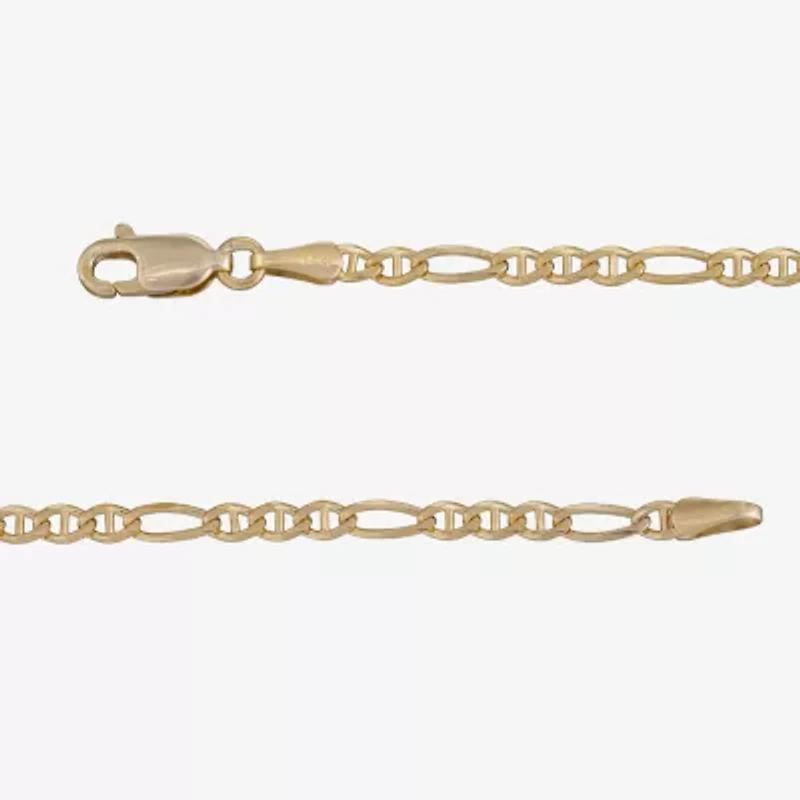 Made in Italy Unisex Adult 14K Gold 18 Inch Fashion Chain Necklace