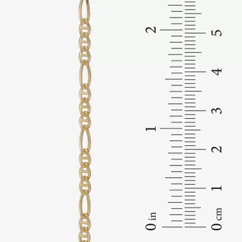 Made in Italy Unisex Adult 14K Gold 18 Inch Fashion Chain Necklace