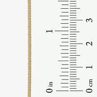 Made in Italy Womens 14K Gold 18 Inch Wheat Chain Necklace