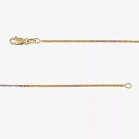 Made in Italy Womens 14K Gold 18 Inch Fashion Chain Necklace