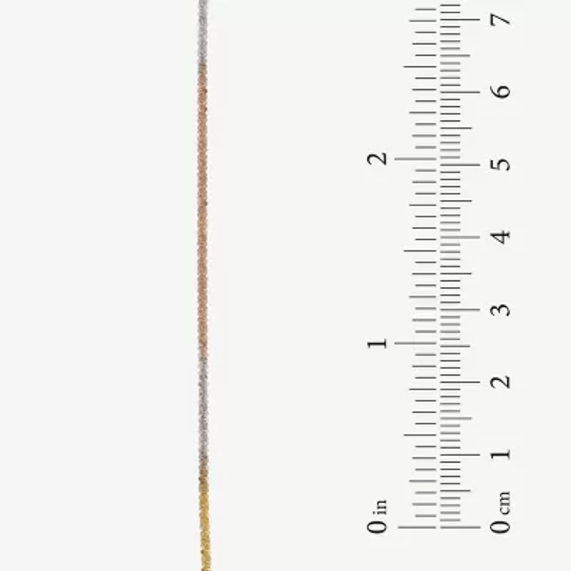 Made in Italy Womens 14K Gold 18 Inch Fashion Chain Necklace