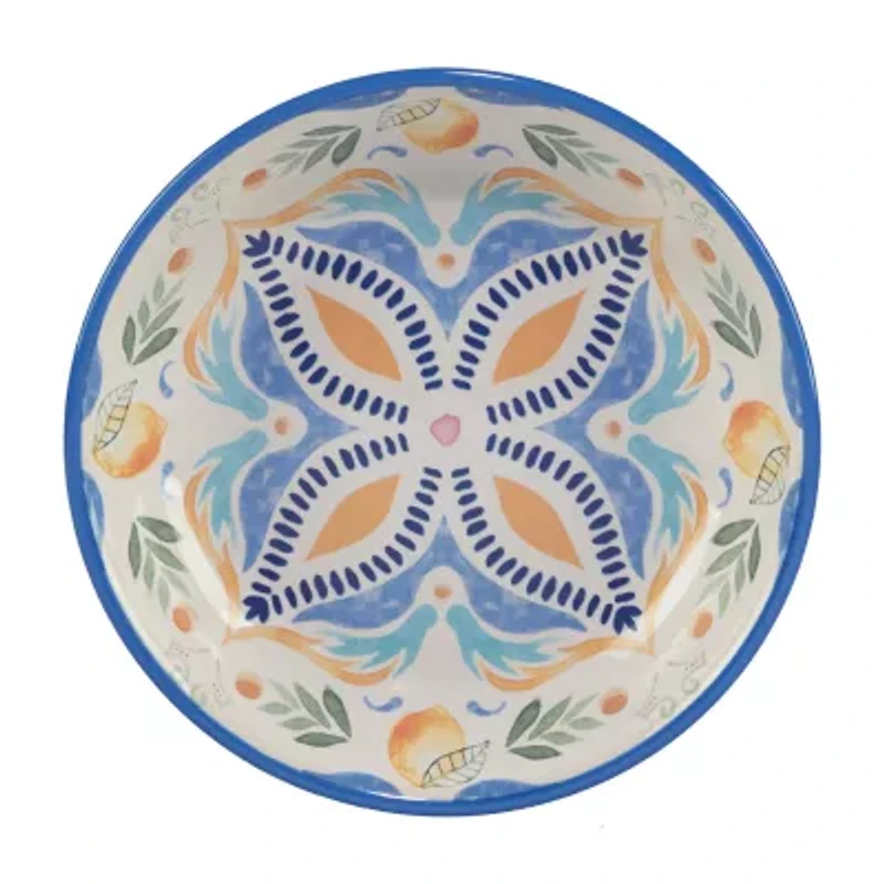 Certified International Lemonade 4-pc. Earthenware Soup Bowl