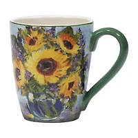Certified International Sunflower Bouquet 4-pc. Coffee Mug